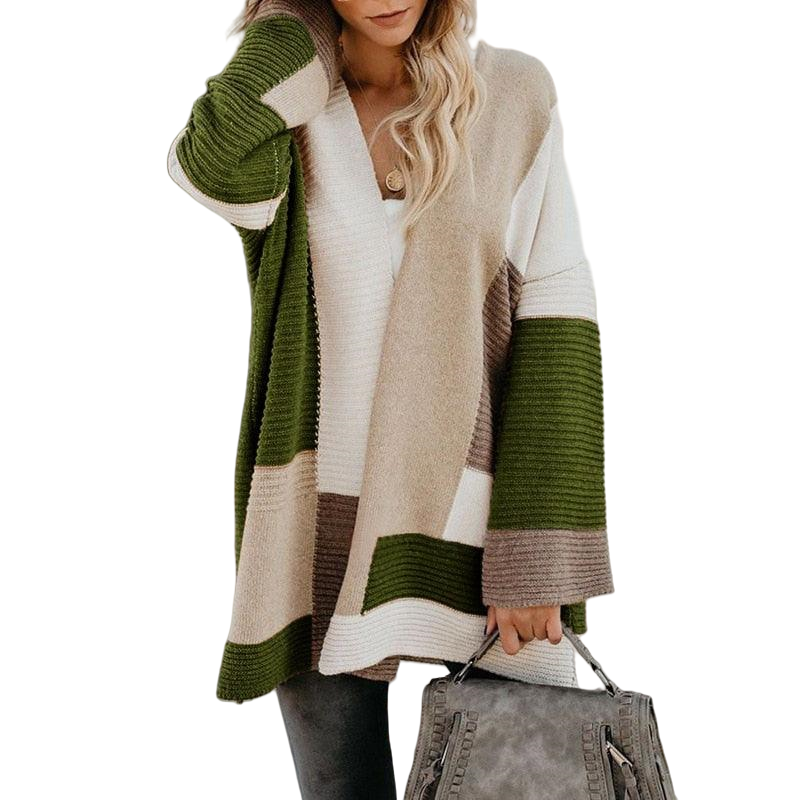 Cosima – Strickjacke Mit Blockstreifen Für Damen