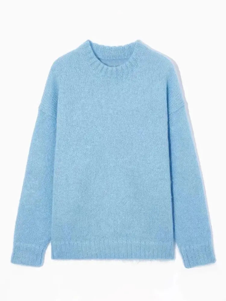 Edith – Klassischer Pullover Mit Rundhalsausschnitt