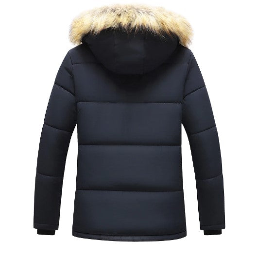 Burkard - Herren Winterparka mit abnehmbarer Kapuze