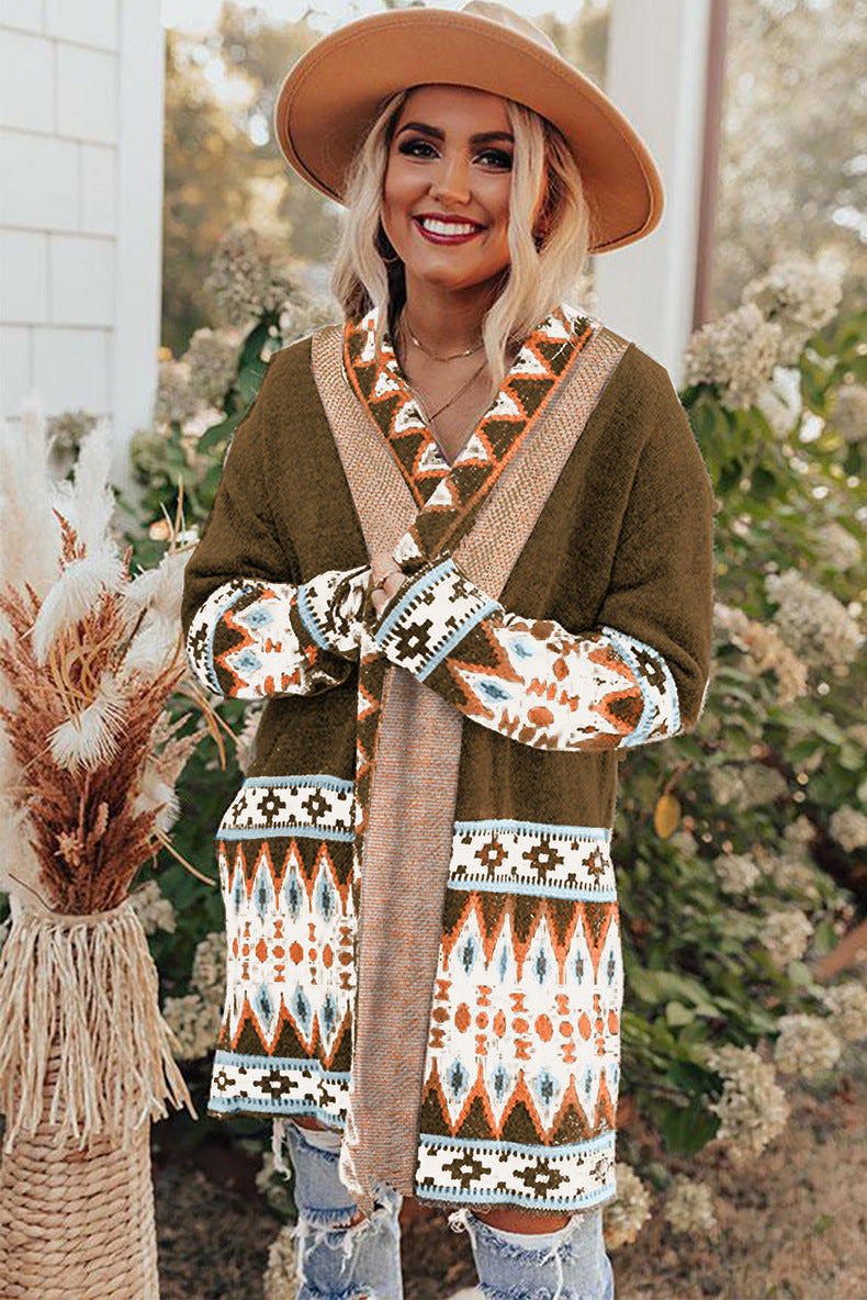 Julissa - Halb-langer gestrickter Damen-Cardigan