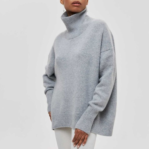 Orlanda - Rollkragenpullover gestrickt für Damen