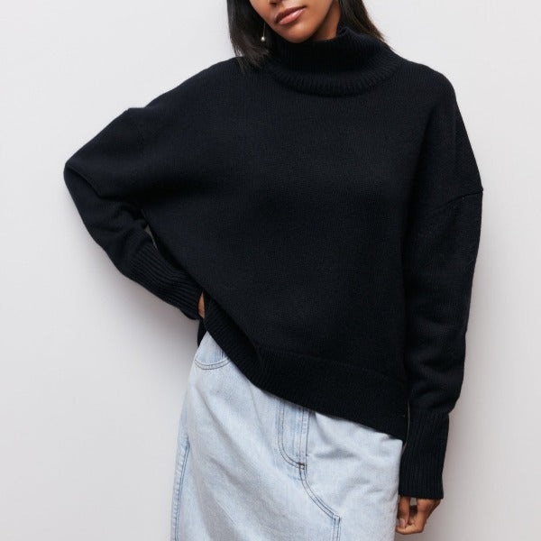 Orlanda - Rollkragenpullover gestrickt für Damen