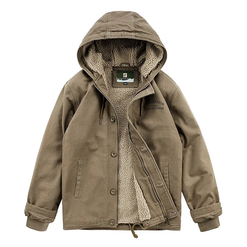 Lorenz - Fleecegefütterte Winterjacke Herren Warm