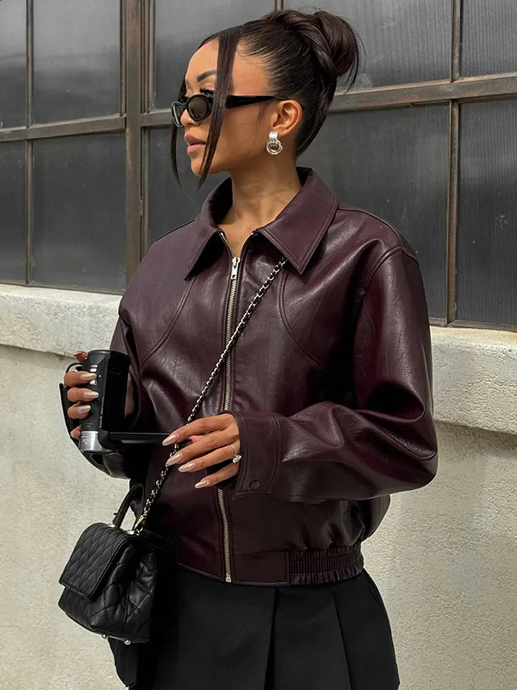 Paula – Stilvolle Jacke mit Reißverschluss für den Winter