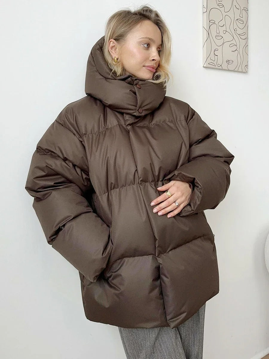 Addie - Cozy Jacke Dunkelbraun