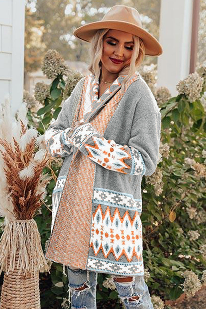 Julissa - Halb-langer gestrickter Damen-Cardigan