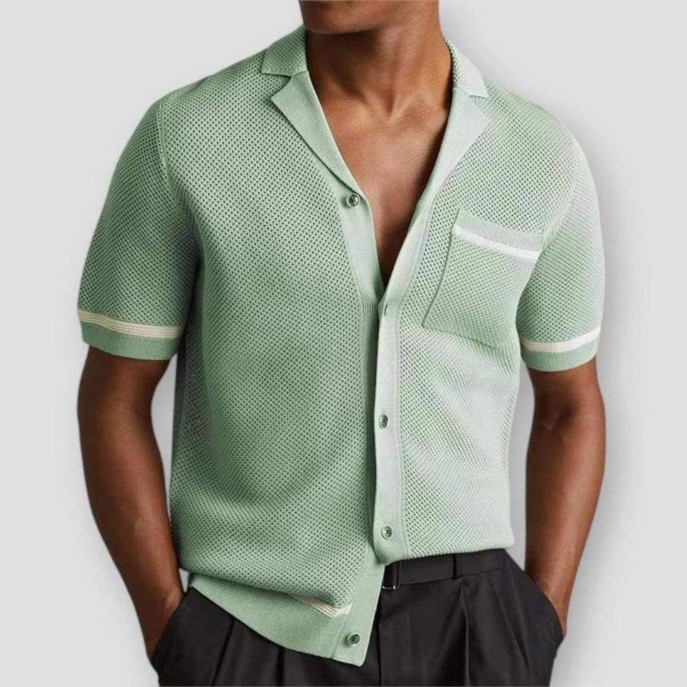 Oskar – Leichtes Poloshirt Herren Modern Bequem Sommerlook