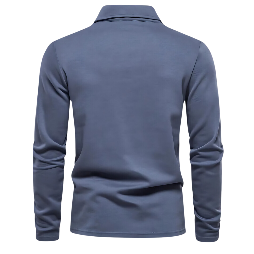 Mischa – Langes Herren-Poloshirt mit Stil