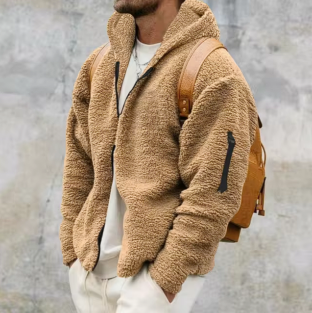 Titus – Winterjacke für Herren Stilvoll Warm Bequem Khaki
