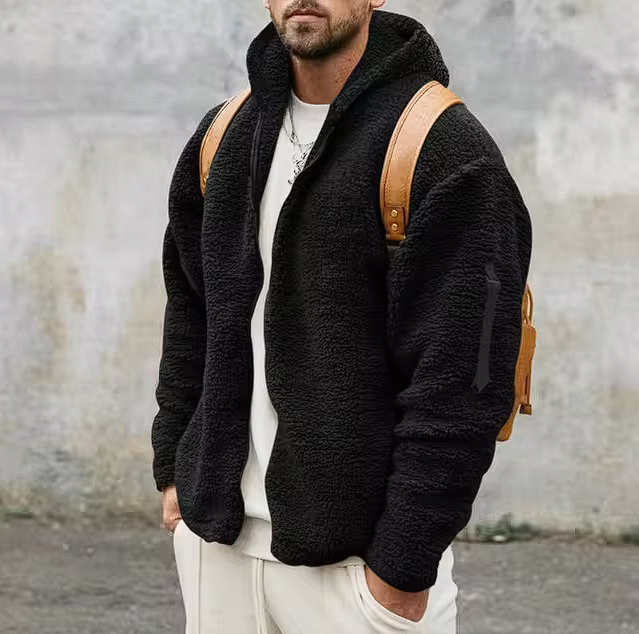 Titus – Winterjacke für Herren Stilvoll Warm Bequem Schwarz