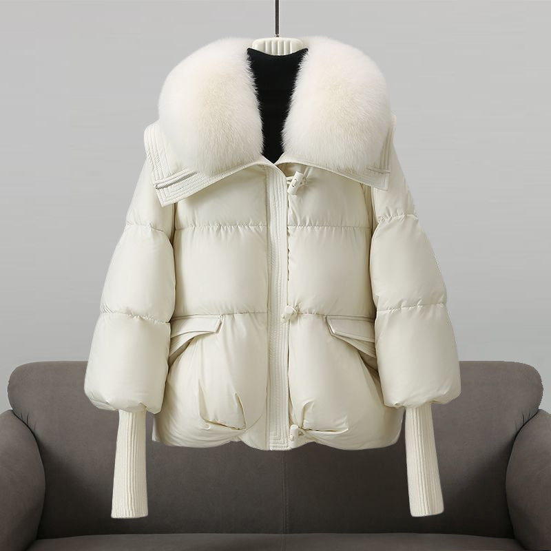 Tonja - Windjacke Elegant Leicht Atmungsaktiv Übergangszeit Weiß