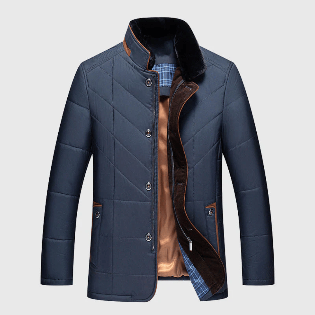 Torben - Jacke Elegant Klassisch Warm Bequem Trendig Königsblau