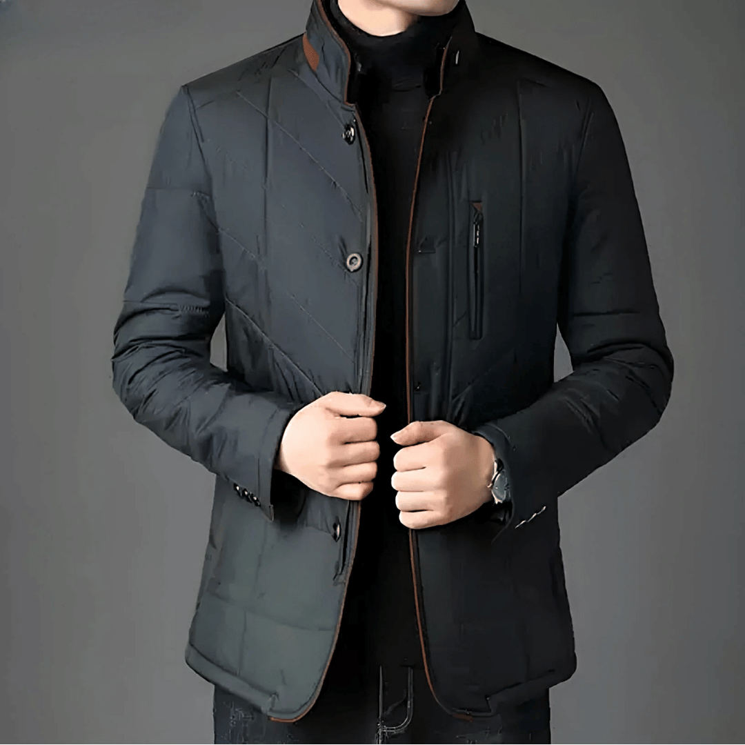 Torben - Jacke Elegant Klassisch Warm Bequem Trendig Schwarz