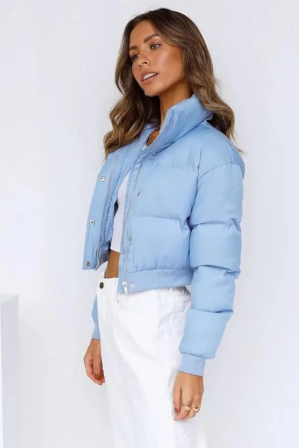 Torina - Pufferjacke Warm Leicht Bequem Modern Trendig Blau
