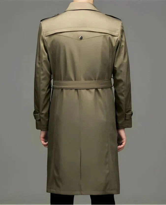 Dejan - Klassischer Herren Trenchcoat Zweireiher Herbst