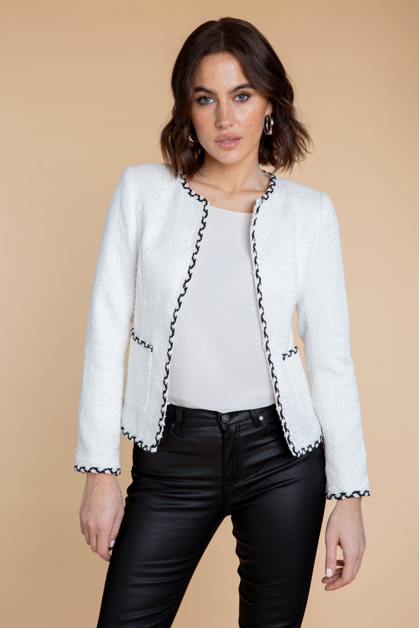 Felina - Daisy Delight Damen Jacke mit Bordüre