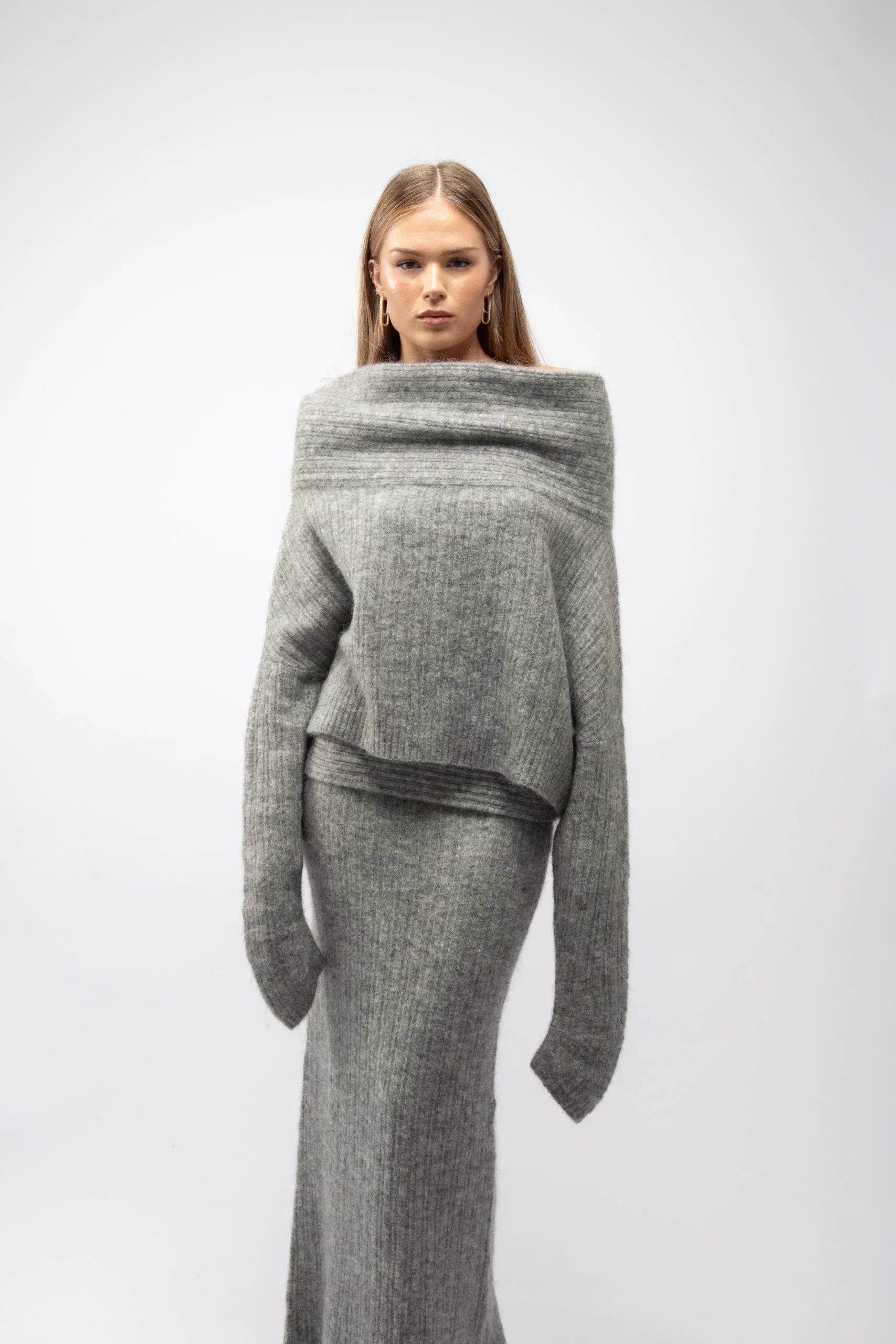 Ulberta – Elegantes Wolken-Komfort-Set Grau