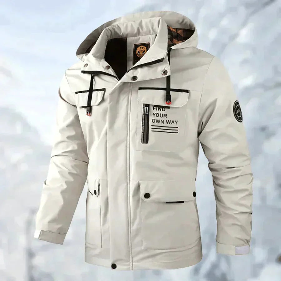 Ulvian – Wasserdichte Winterjacke mit warmer Isolierung Weiß