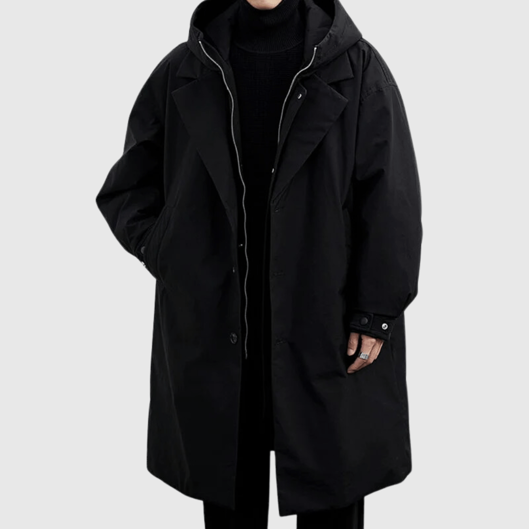 Gregor – Eleganter Wetterfester Mantel Für Herren