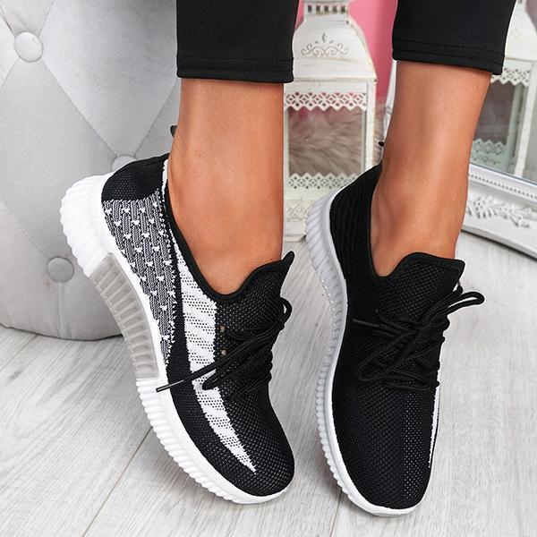 Ursina – Atmungsaktive leichte Schuhe für Alltag Schwarz