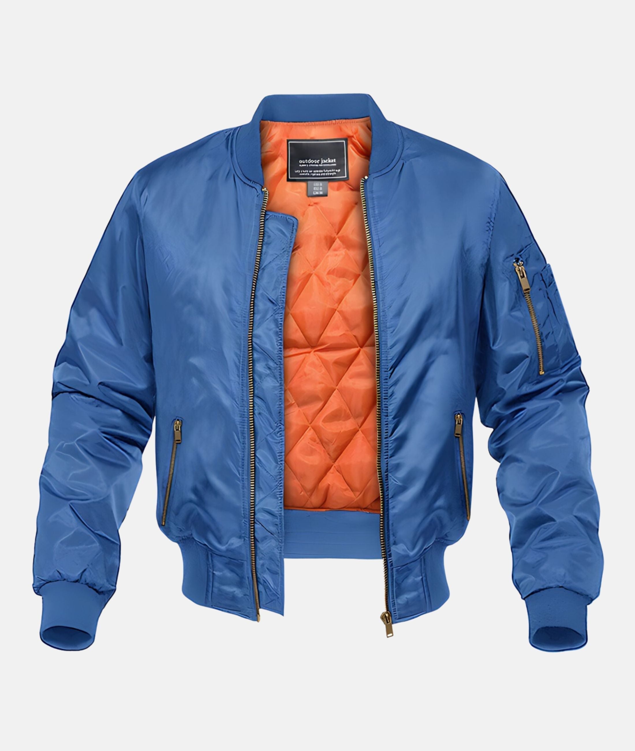 Vasu – Stylische Herren Bomberjacke für Freizeit & Alltag Blau