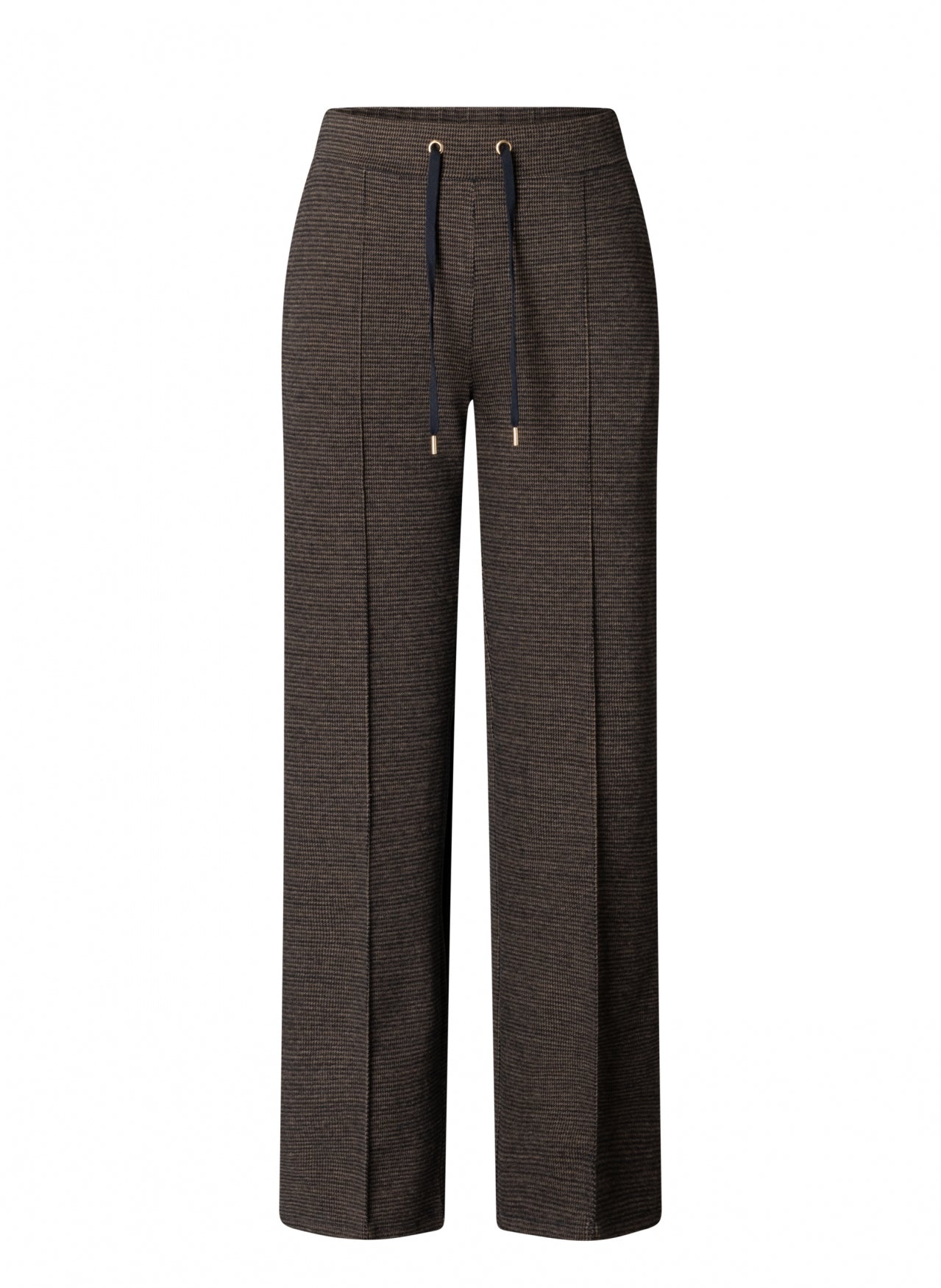 Veronica – Blau-braun karierte Hose Romana 3