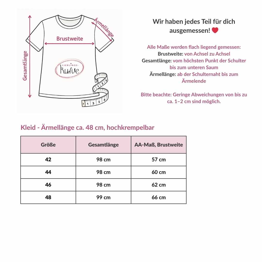 Vittoria- Kleid Arm rosa gemustert 