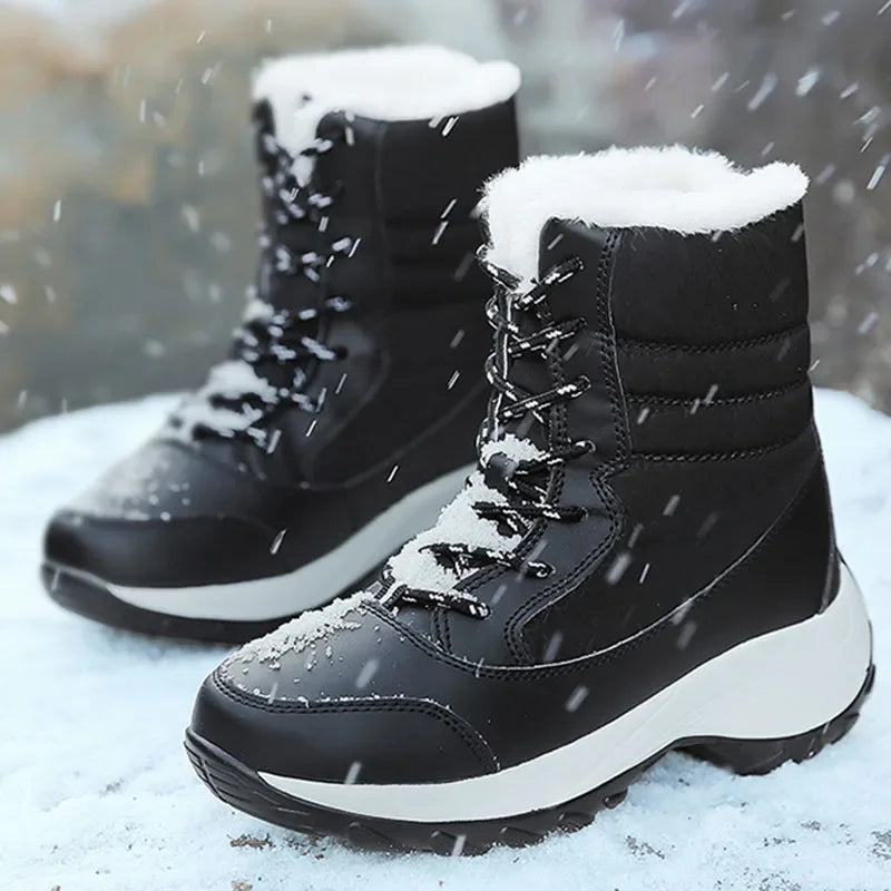 Sina - Schneestiefel Winter Warm Bequem Kuschelig