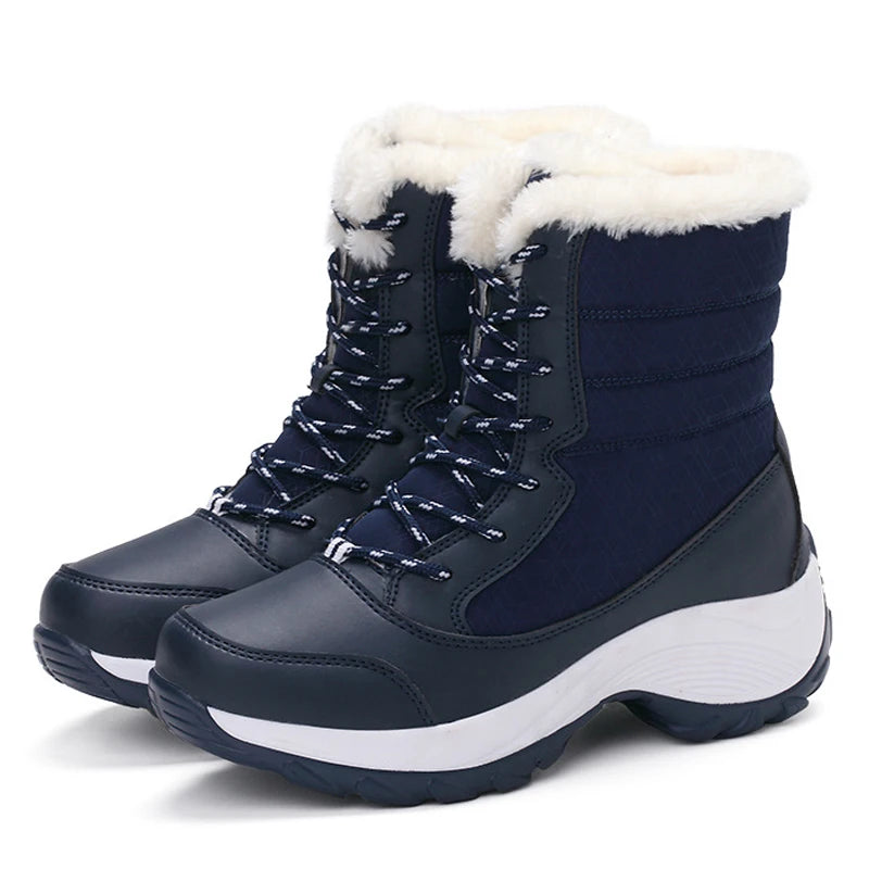Sina - Schneestiefel Winter Warm Bequem Kuschelig