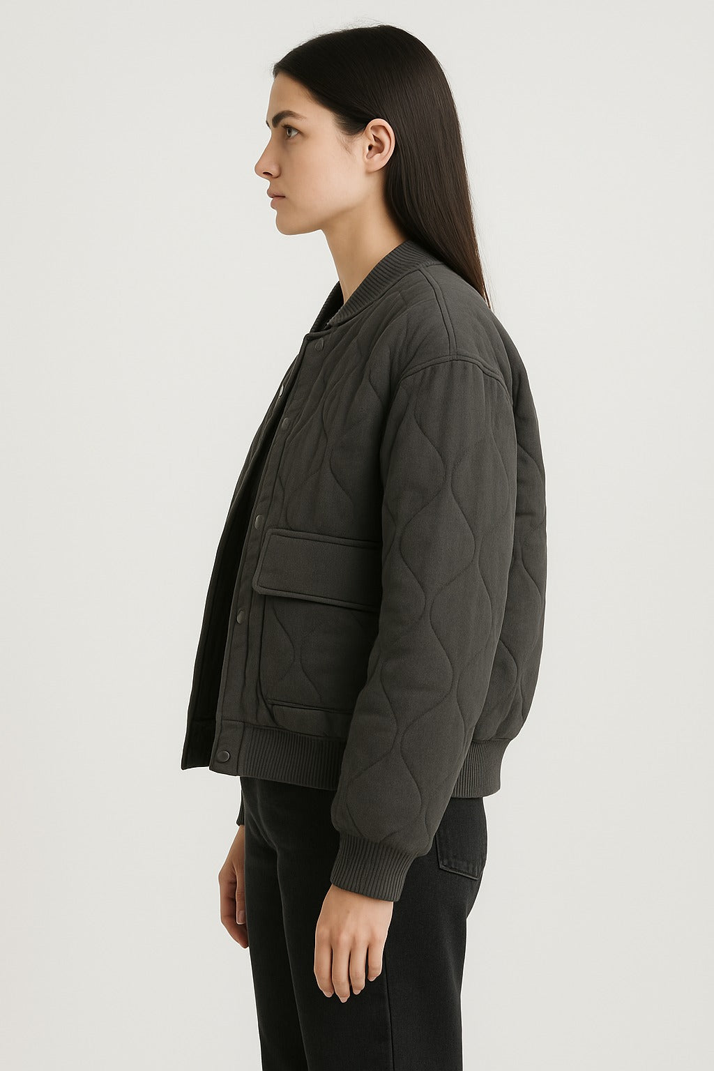 Monika - Oversized Damen Bomberjacke Übergangsjacke
