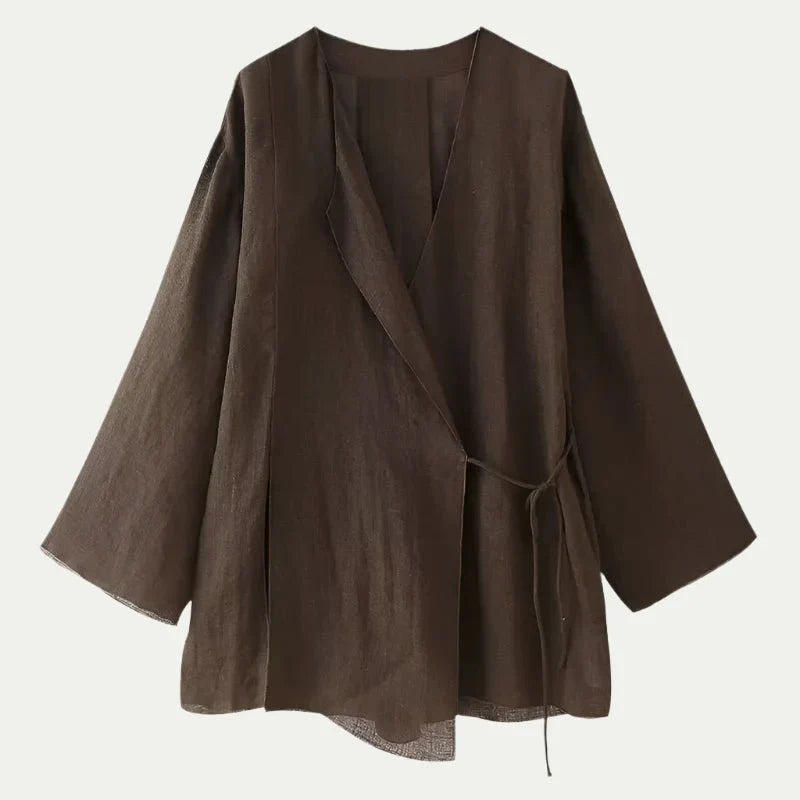 Cecilia – Kimono Set Damen Edler Stil Mit Hose