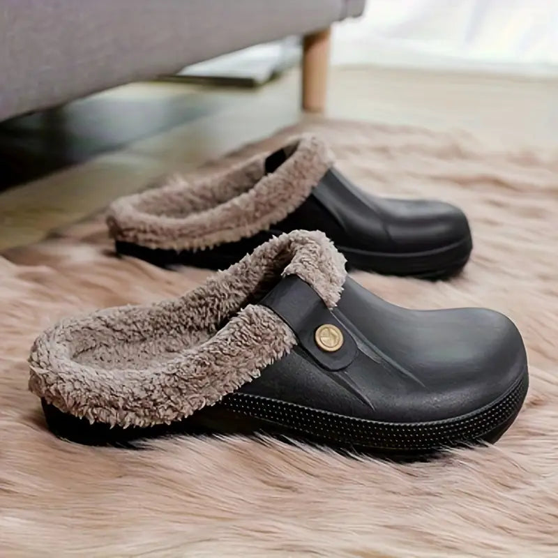 Svea – Unisex-Clogs mit Fleecefutter, warme, bequeme Sandale