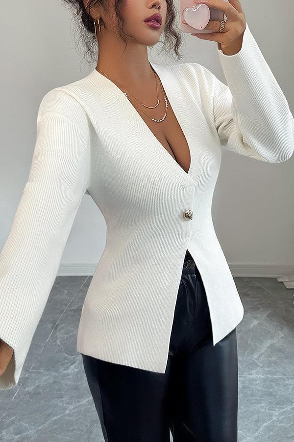 Hildrun – Eleganter Long Sleeve Cardigan für Damen