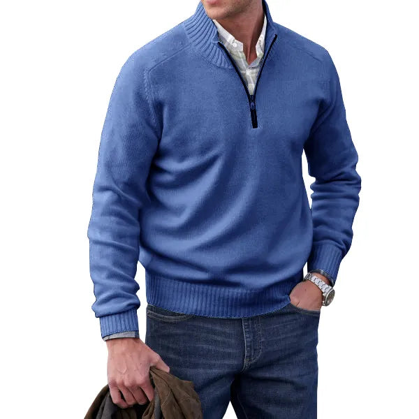 Florian – Warmer Zipper-Pullover Herren Winter
