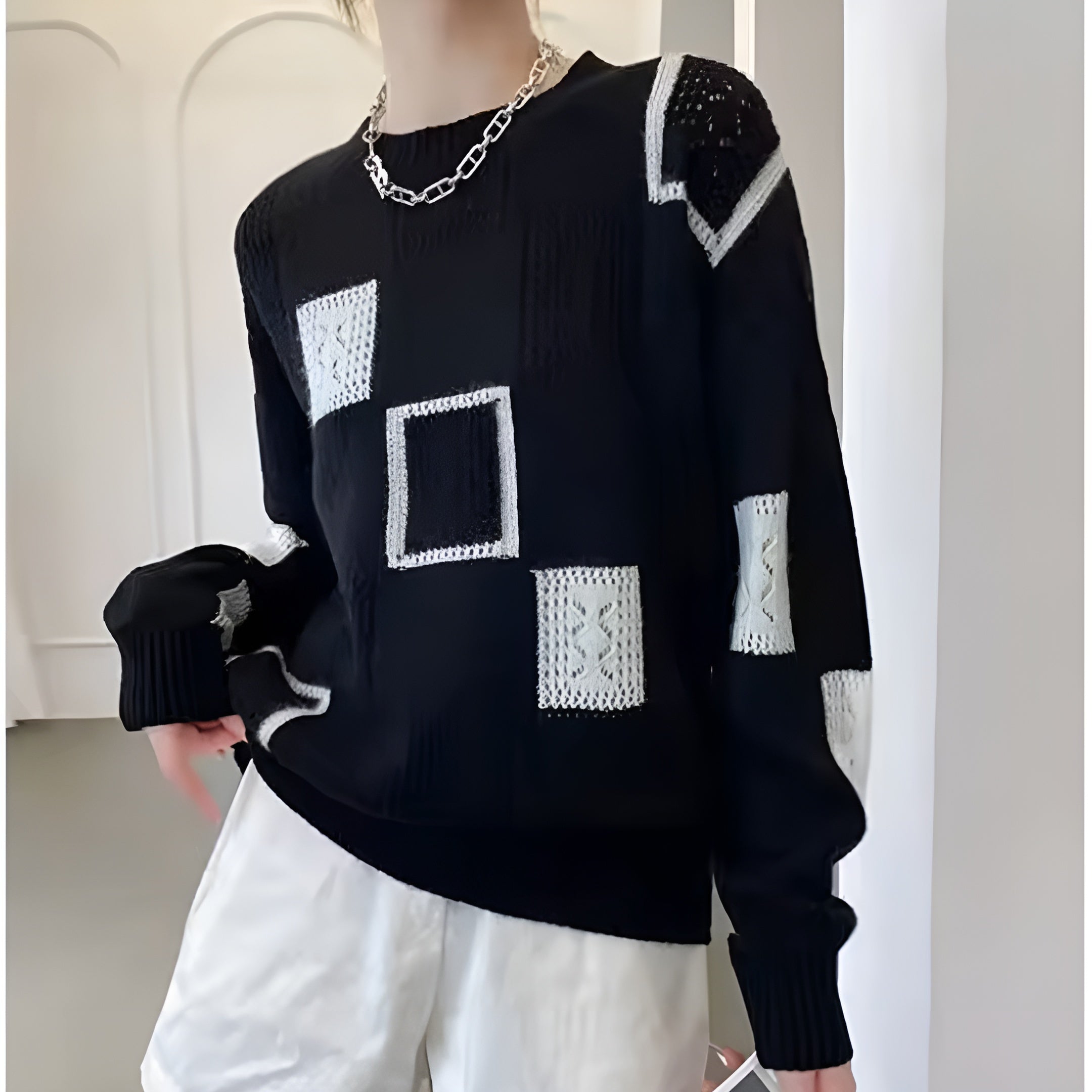 Thea - Pullover Luxuriös Warm Kuschelig Strickmode