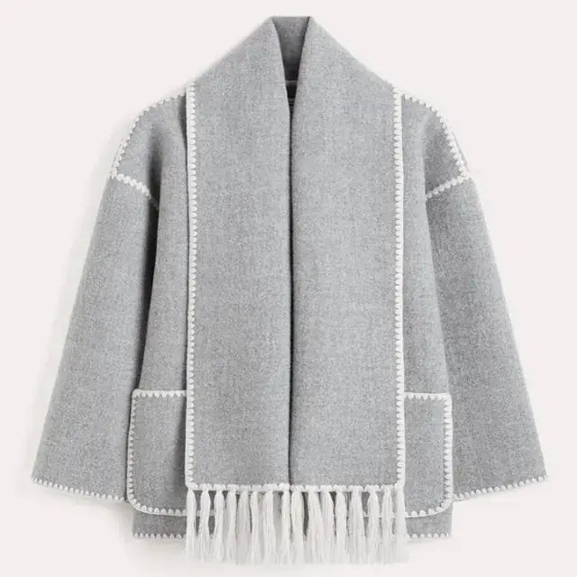 Regina - Damen Winter Jacke Schalkragen Warm