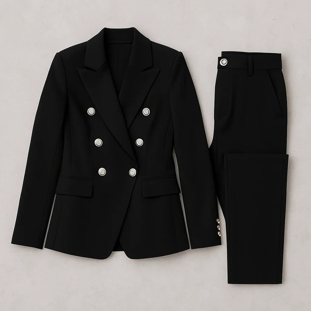 Ismena - Damen Anzug Set mit Slim Fit Blazer & Hose