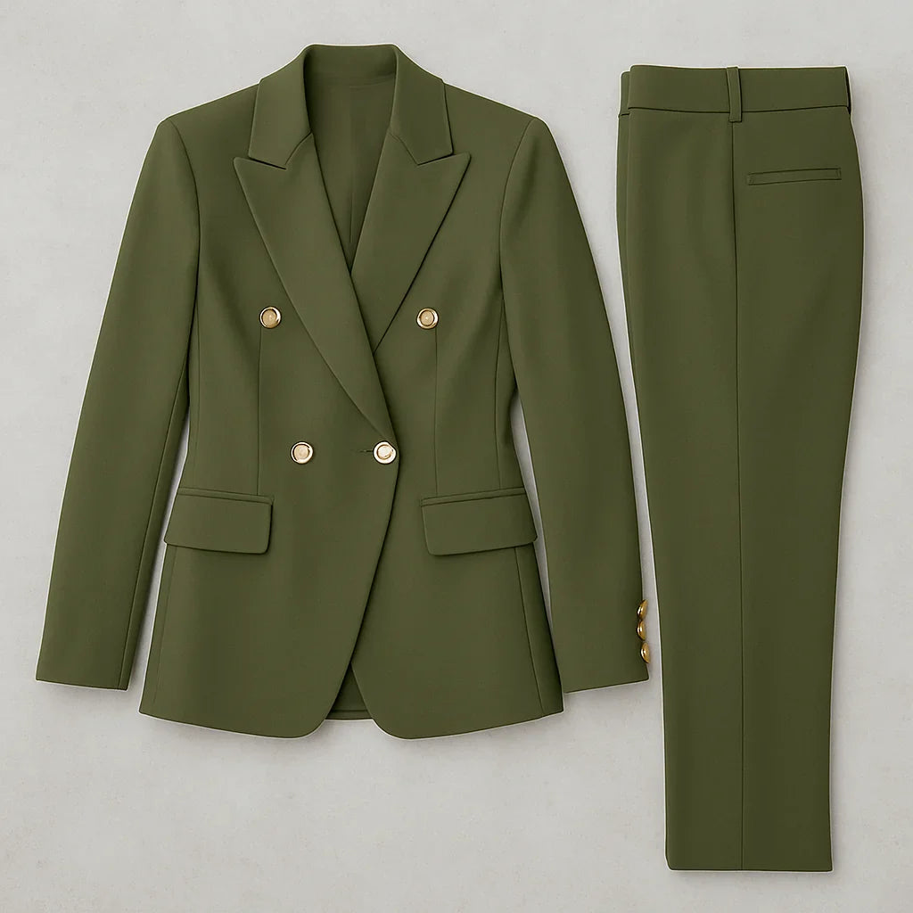 Ismena - Damen Anzug Set mit Slim Fit Blazer & Hose