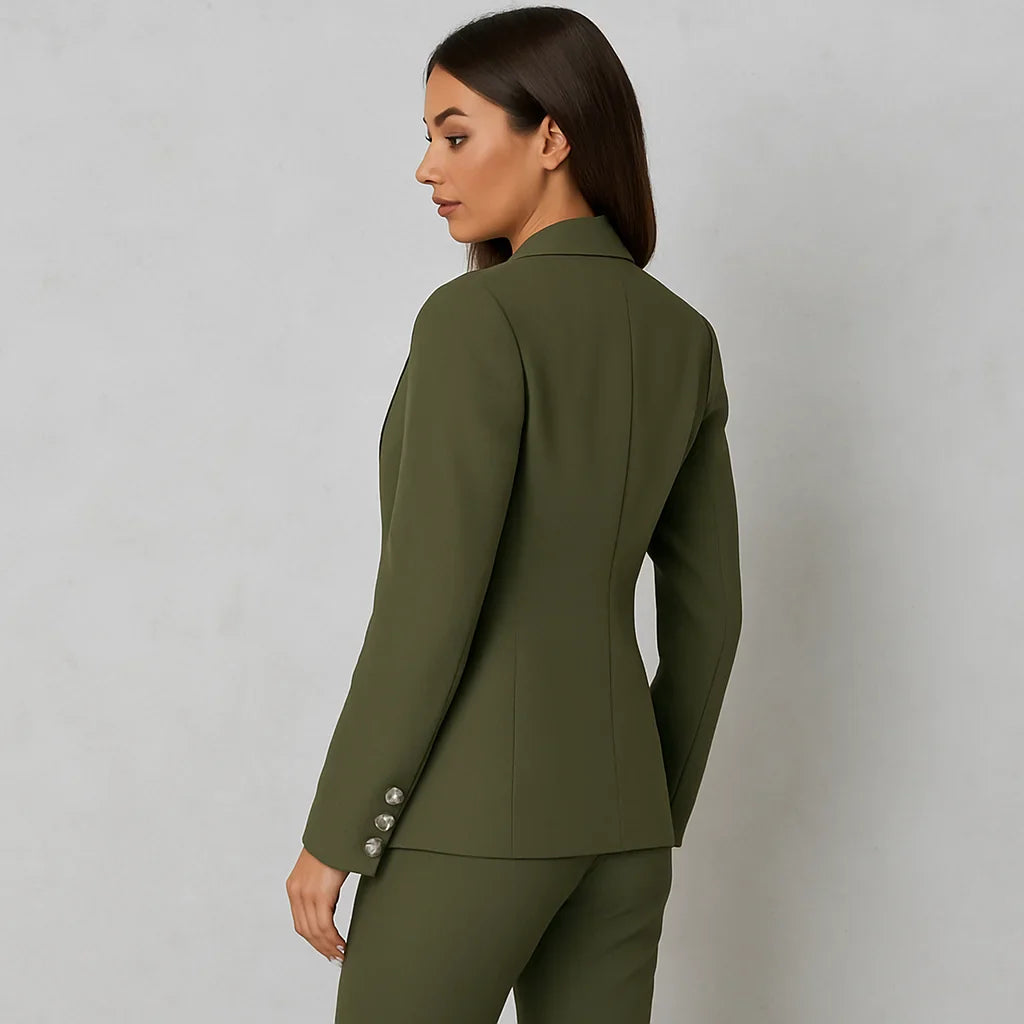 Ismena - Damen Anzug Set mit Slim Fit Blazer & Hose