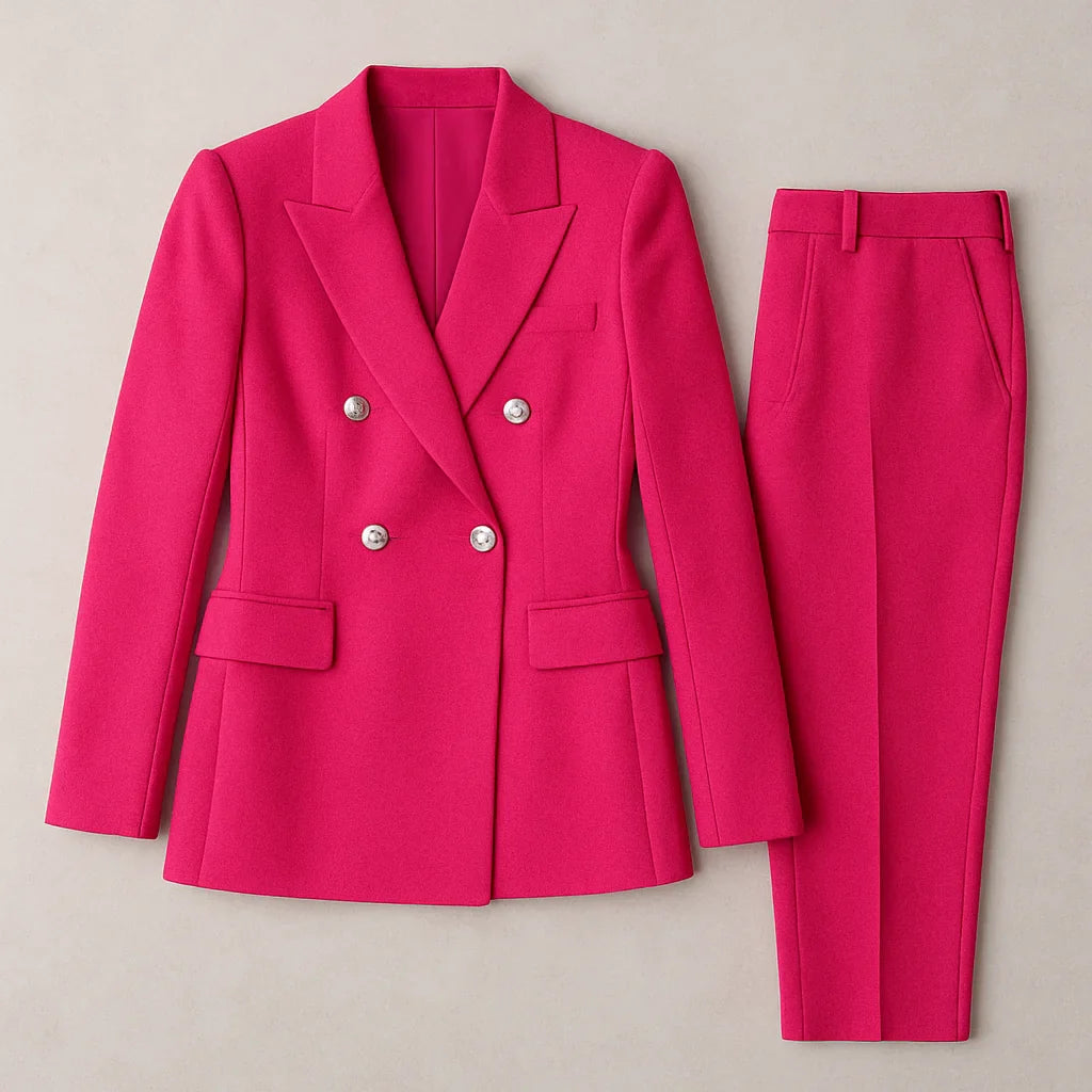 Ismena - Damen Anzug Set mit Slim Fit Blazer & Hose