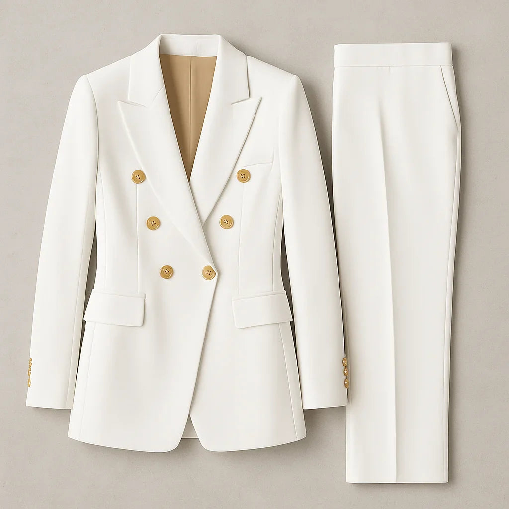 Ismena - Damen Anzug Set mit Slim Fit Blazer & Hose