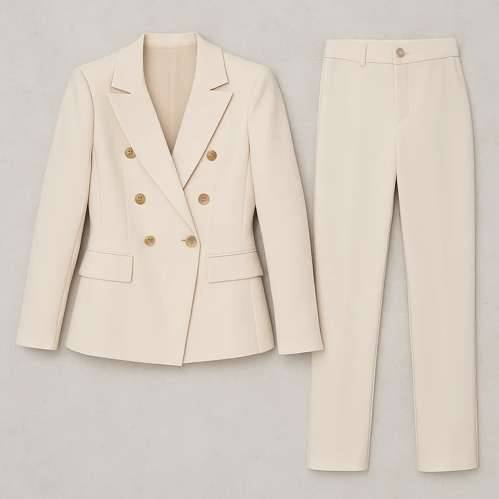 Ismena - Damen Anzug Set mit Slim Fit Blazer & Hose