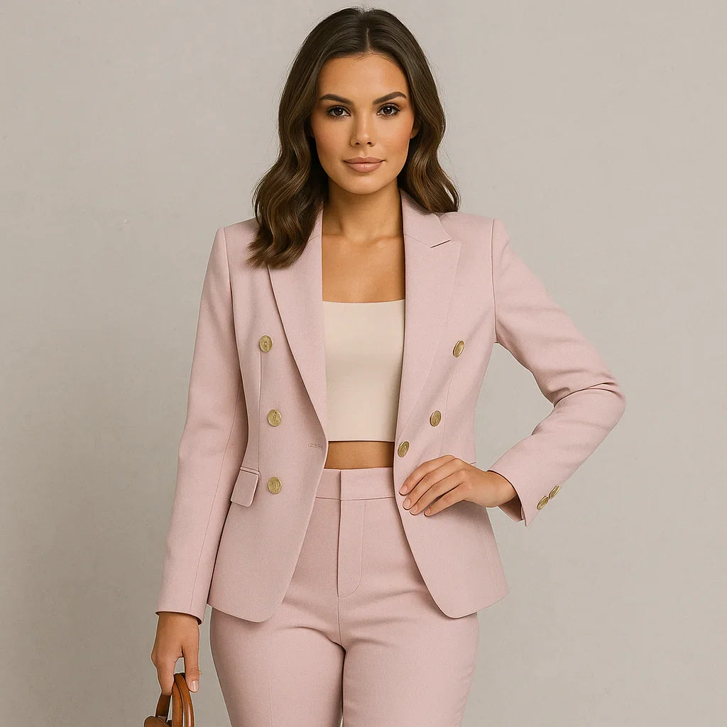 Ismena - Damen Anzug Set mit Slim Fit Blazer & Hose