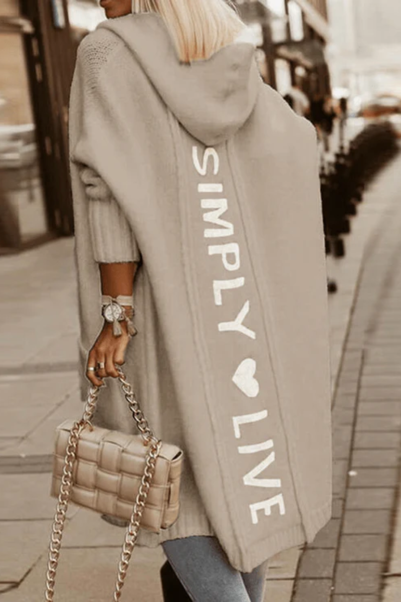 Ronja – Lange Weste im Cardigan-Look