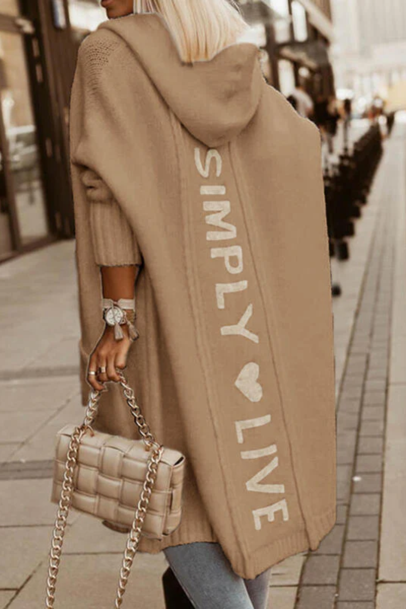 Ronja – Lange Weste im Cardigan-Look