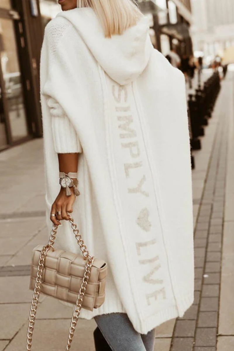 Ronja – Lange Weste im Cardigan-Look