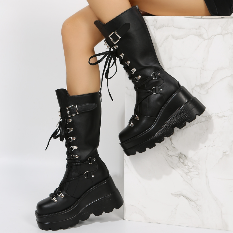 Theresia - Hohe Stiefel Modern Style Elegant Bequem