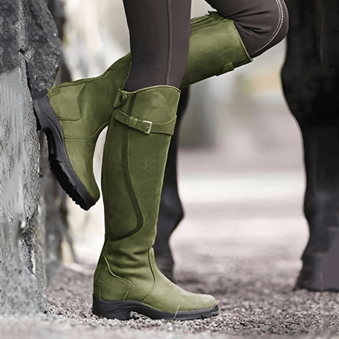 Ulzita – Zeitlose Damen Lederstiefel mit Komfortsohle