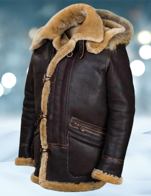 Foxx - Warme Leder-Pelzjacke