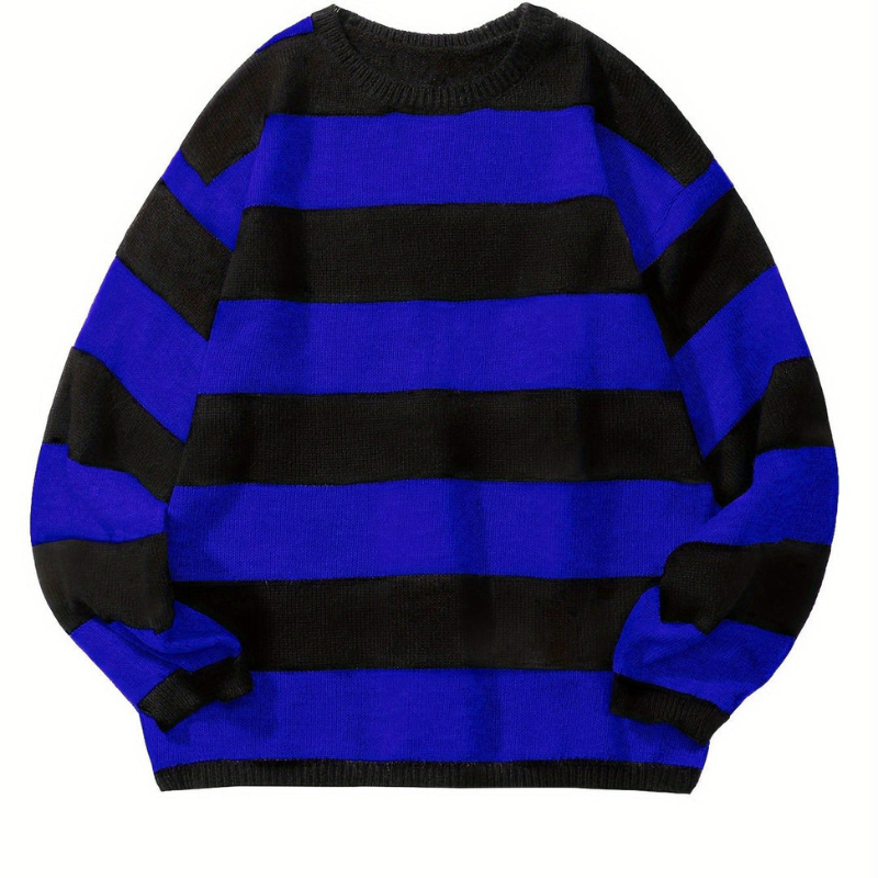 Igor – Pullover Mit Retro Streifen Und Rundhals